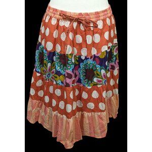 Bohemian Cottagecore Floral Skirt by Henna
